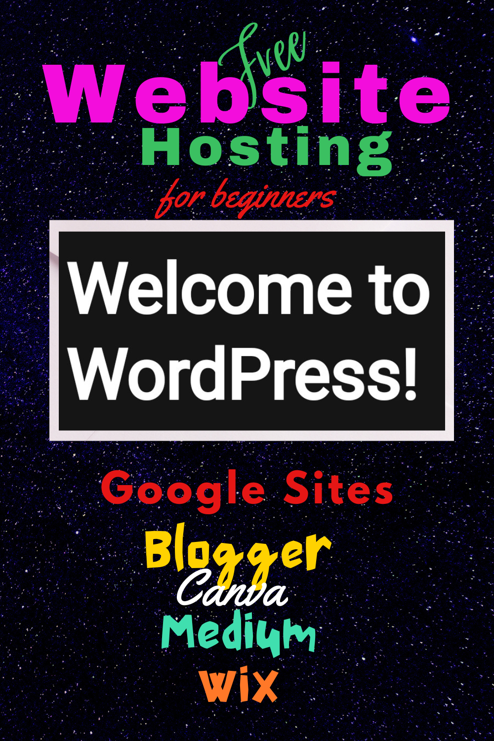 Free Website Hosting For Beginners