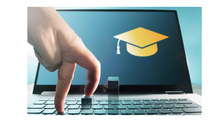 Showing graduating cap